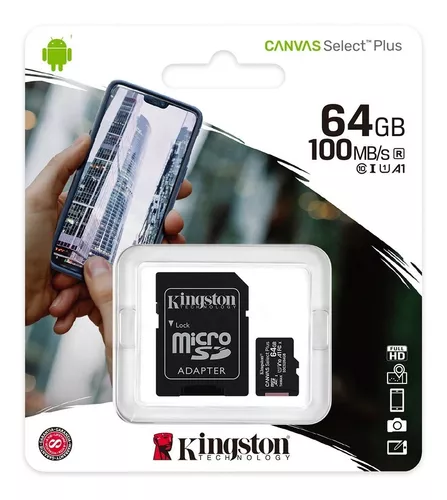 MICROSD CANVAS SELECT PLUS 64GB 100MB/S SDCS2