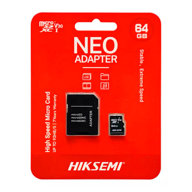 MICRO SD 64GB HIKSEMI CLASE 10