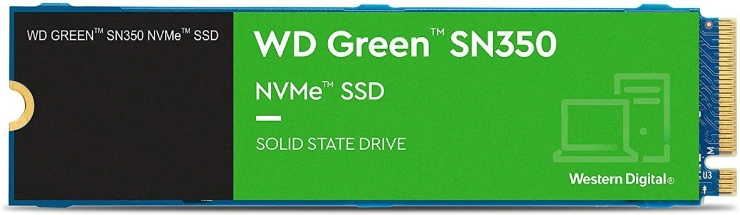 SSD WD 250GB Green Sn350 NVME Gen3 PCIe